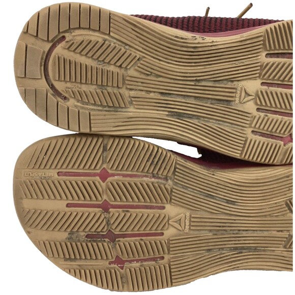 Reebok Crossfit Nano 8.0-Women's 6.5-Flexweave Burgundy/Gold-Gym/Workout- DV5750 - Picture 10 of 12